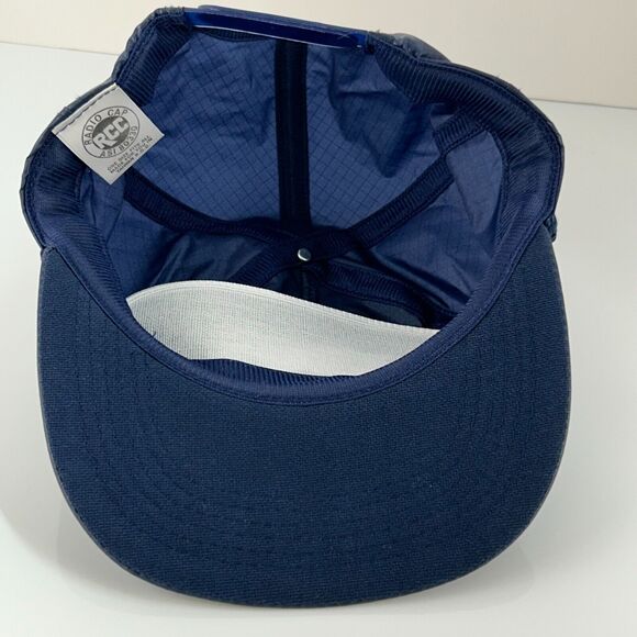 Vtg MCI Telecom Embroidered Rope Hat OSFA Snapback Cap Nylon 80s 90s Telephone - Picture 8 of 16